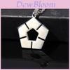 Bluelock Anime Pendant Necklace Stainless Steel Cartoon Football Chain For Men And Women