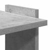 Bookshelf 3 Shelves Concrete Grey 60 x 30 x 120 cm Engineered Wood