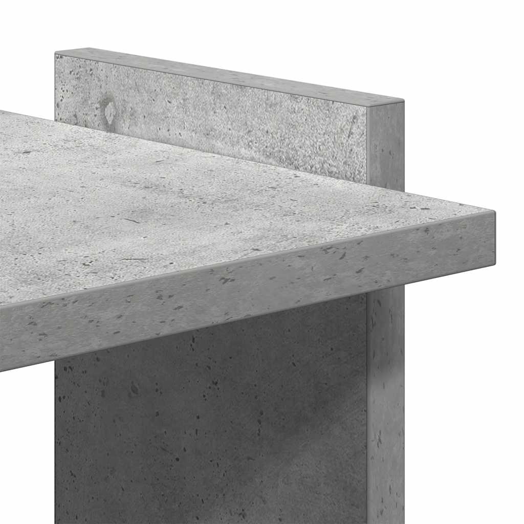 Bookshelf 3 Shelves Concrete Grey 60 x 30 x 120 cm Engineered Wood