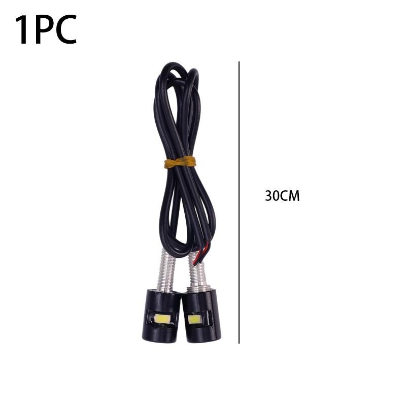 Motorcycle LED Eagle Eye Shape 5630 SMD Universal Mini License Plate Light Turn Signal Turn Indicator Tail Light Brake Fog Lamp
