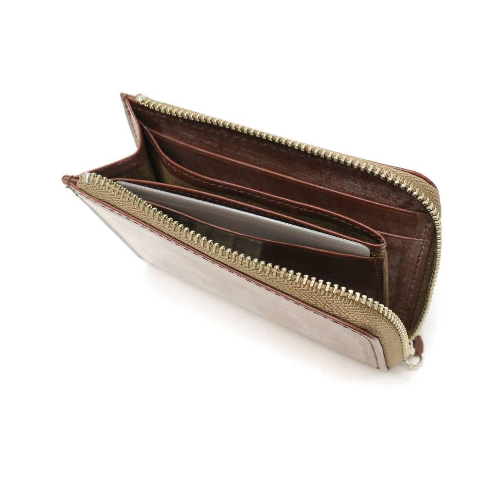 SLOW Bridle Lzip Mini Wallet SO793J Red Brown25