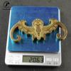 Classic Chinese Writing Brush Holder Stand With Decorative Bat(FU) Brass Copper Home School Home Office Writing Stationery Tools