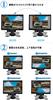 OBEST 7 Inch On-Dash LCD Monitor for DVD Video Car Remote Control Switchable Direct