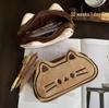 Nouvelle trousse à crayons chat mignon - Sac à fournitures scolaires grande capacité pour étudiant