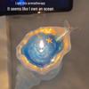 Ocean-Inspired Handmade Luminous Seashell & Mermaid Tail Scented Candle