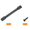 Uxcell Speaker Cabinet Grip Strap Spring Steel Insert Metal End Cap with Buckle Screw 1pc Handle, Type, Handle, Fixing, Black,