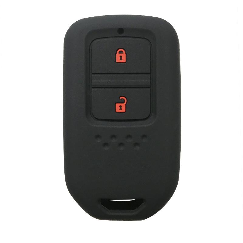 Remote Car Key Case for Honda Fit GP5 Shuttle Gp8  JADE VEZEL City Civic Jazz BRV 2 Buttons Key Cover Silicone Car Accessories
