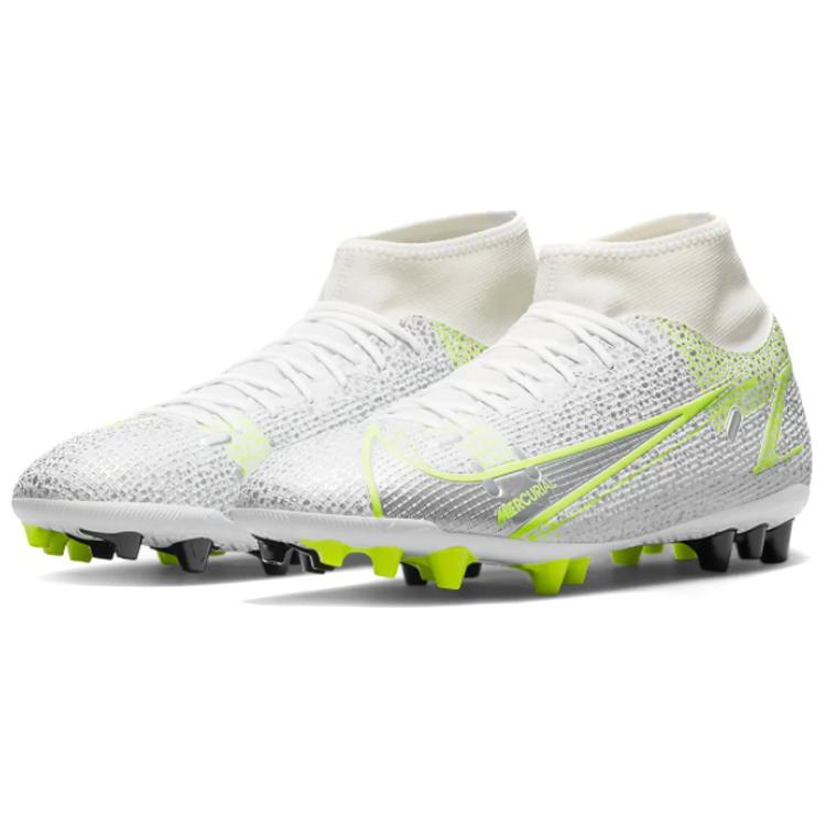 Nike 14 Mercurial Superfly 8 Ag Artificial Grass 'White Green' CV0842-107