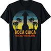 Boca Chica Beach - Vintage Starship - Boca Chica Starbase T-Shirt