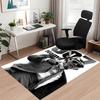 Custom Name 007 James Bond Printed Carpet Rug For Office Chair Living Room Bedroom Kitchen Room Decor Gifts