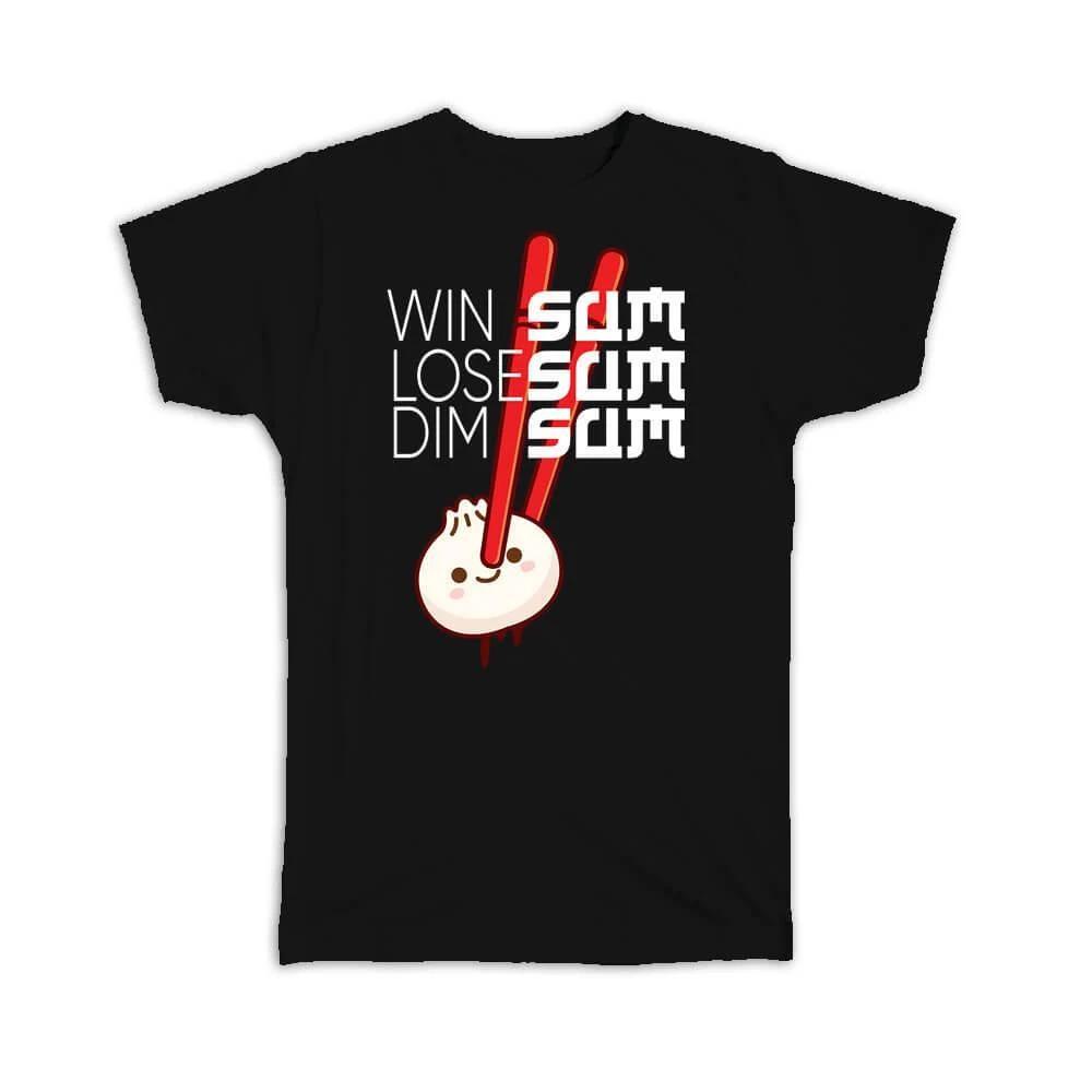 Gift T-Shirt : For Dim Sum Lover Dumpling Chopsticks Chinese Food Kitchen Funny 2XL