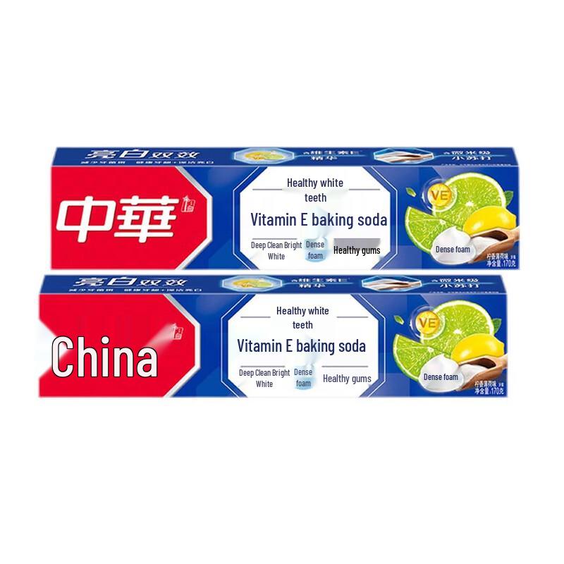

Chung Hwa Healthy White Toothpaste with Vitamin E & Baking Soda