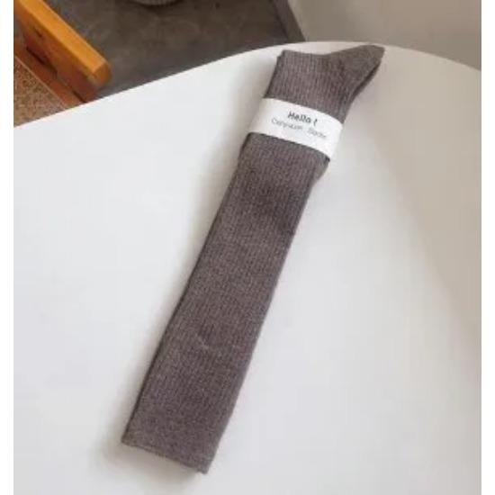 Lange Socken für Damen, Kaschmir, Damenstiefel, einfarbig, Wolle, Oberschenkelstrumpf, dünn, lässig, Baumwolle, über dem Knie, flauschige lange Kniestrümpfe für Damen