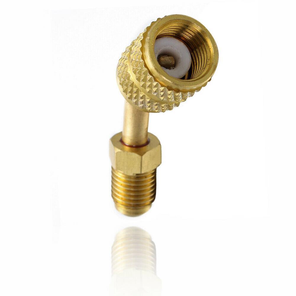 For Auto Air Conditioning R410A R22 R32 Mobile Conditioning Air X Thread 1/4 M Adapter Tool W Refrigerator Adapter