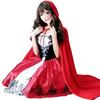 Little Red Riding Hood Cosplay Costume for Plus Sizes Up To Adult Cape with Hood [amaletPlay] Halloween, XXXL, Costume, Christmas, Women's, Parties,