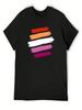 T-Shirt Pride Bandiera Pittura Artistica Lesbica LGBTQ+ Louboutins Sudore Neri unisex Abbigliamento