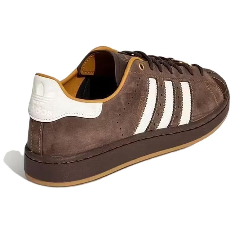 adidas Originals Superstar 2 Comfortable Classic Low-Top Sneakers Unisex Sneakers Dark-Brown HP7108