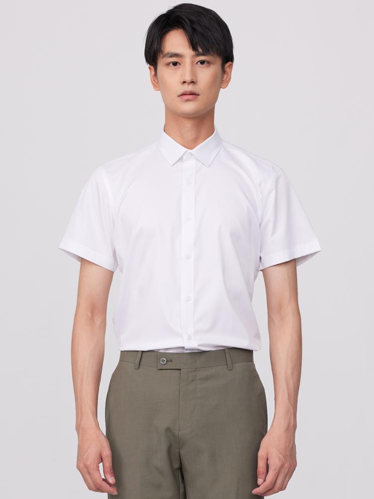 Летняя мужская классическая рубашка с коротким рукавом — качество высшего качества — фото 7