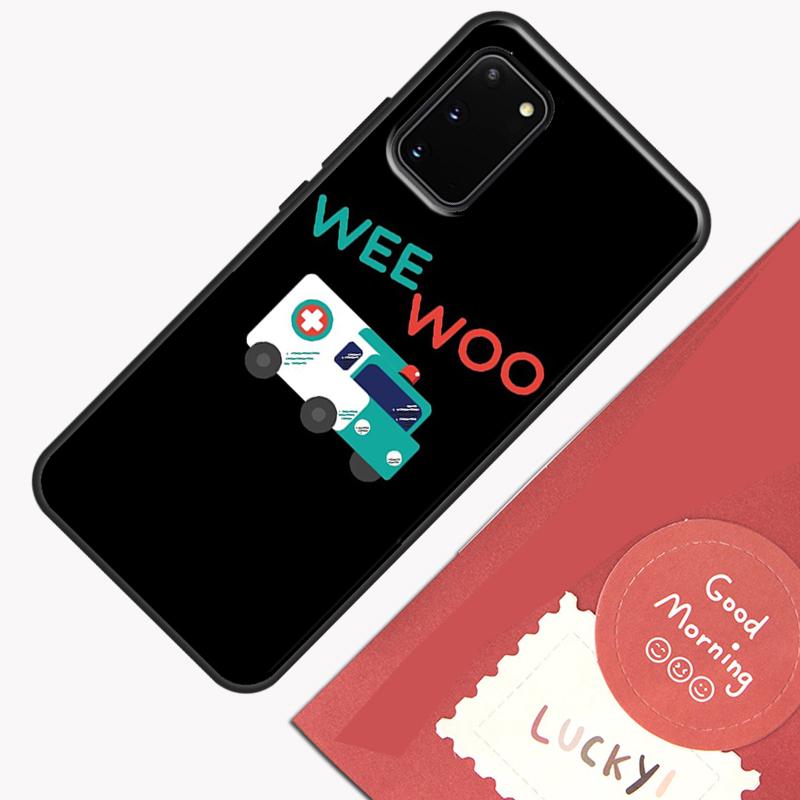 Wee Woo Ambulance Phone Case For Samsung Galaxy S25 S26 Ultra S20 S21 S22 S23 S24 Plus S9 S10 S25 FE Cover Shell
