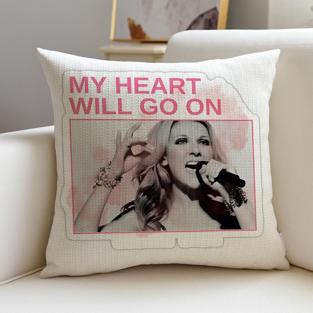 Timeless CCeline DionS Cushion Cover Pcs Linen Throw Pillow Covers X X Modern Home Decor