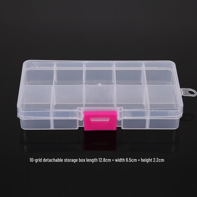 Multi-Size Transparent DIY Jewelry Storage Box Set