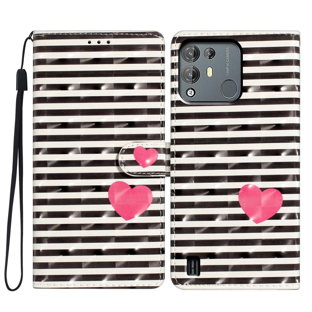 3D Pattern PU Leather Phone Wallet Case for Blackview A53 Pro,Blackview A53,Blackview A55 Pro