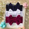 New 3pcs set, children's headband, baby golden velvet bow wide headscarf, baby headband.