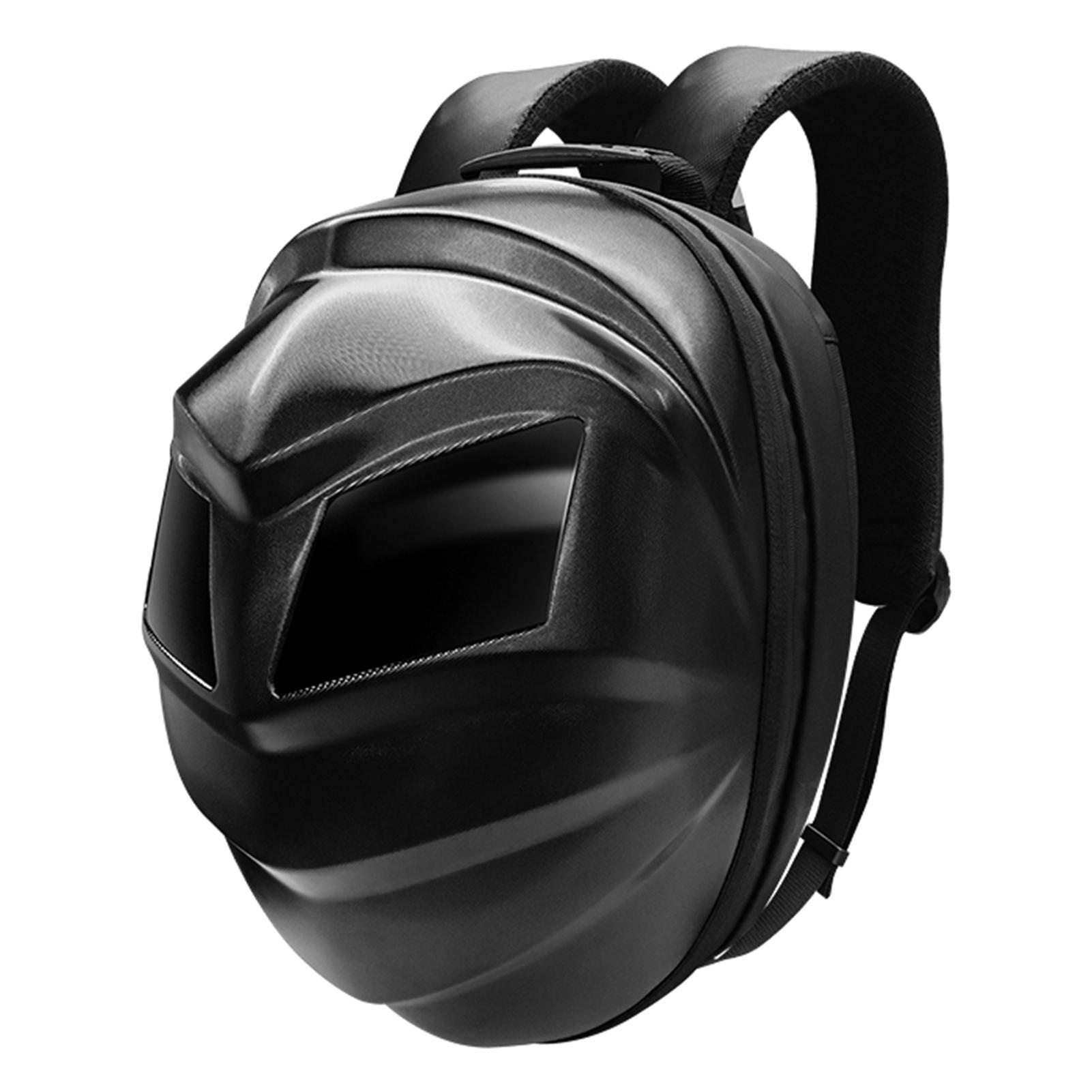 

Motorcycle LED Helmet Backpack with Smart DIY Display High Brightness Night Security Expandable USB Powered Rainproof