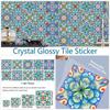 10Pcs European Style Wall Stickers Imitation Brick Bedroom Decoration Waterproof Self Adhesive Tile Wallpaper Kitchen Cupboard Decor