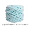 Weiches dickes Chenille-Garn flauschiges voluminöses Häkelgarn zum Handstricken DIY Decke Hut Kissen Handwerk