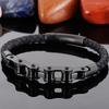 Vintage 6MM Brushed Stainless Steel Bike Motorcycle Chain Bracelet for Men Men's Leather Bracelets Rock And Roll Male Jewelry