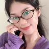 Myopia Reading Glasses Frame Oval Shape Flat Lens Small Frame Retro Korean Style Natural Look Bookworm Eyeglasses