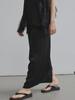Eseuwaitussi Charmeuse Long Skirt_3Color