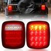 Anti Collision 21LED Truck Clearance Light Square LED Marker Side Light Indicator Lamp  Lorry
