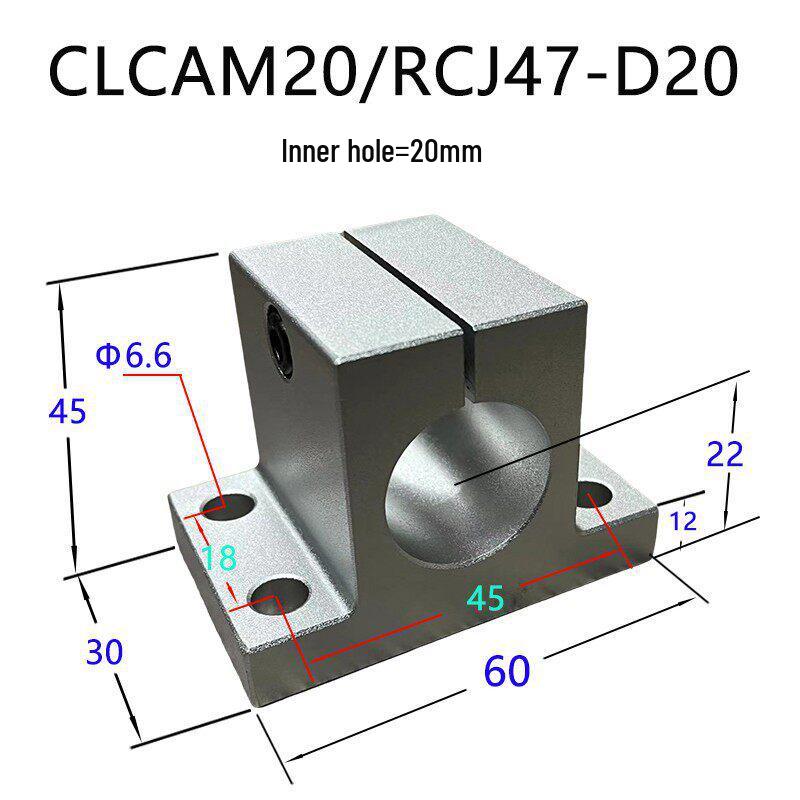 Aluminum Vertical Bearing Bracket for 47mm Shaft