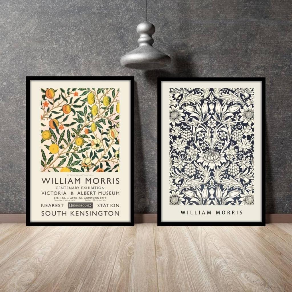 William Morris Set Poster Aoipro Size X 2-piece (A3 (29.7cm 42cm))