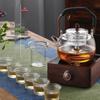 Borosilicate Glass Dual-Use Teapot with Steamer