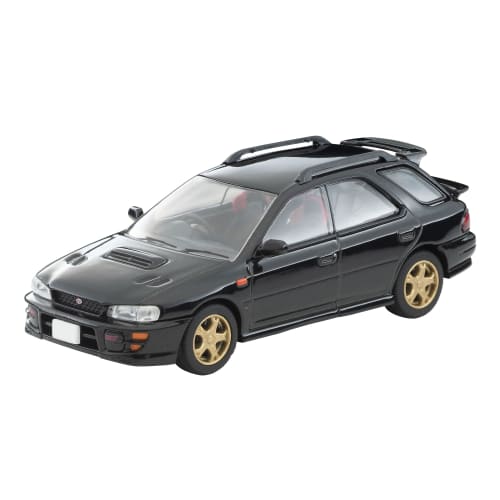 Tomytec Tomica Limited Vintage Neo LV-N281d Subaru Impreza Pure Sports Wagon WRX STi Ver.V Black 1998 Model (Assembled)