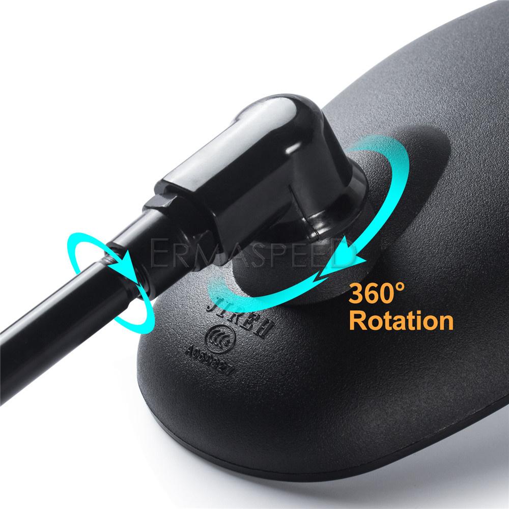 Univerzální zpětná zrcátka pro motocykly 10 mm černá pro Z900 Z800 Z750 mt09 mt07 cb650r cb500x zrcátka pro motocykly