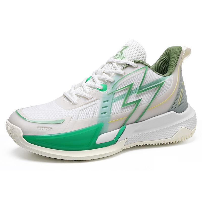 725 Men's and Women's Shoes Mesh Basketball Shoes Low-top Breathable Fashion Luminous Wear-resistant Non-slip Moisture Training Shoes 837