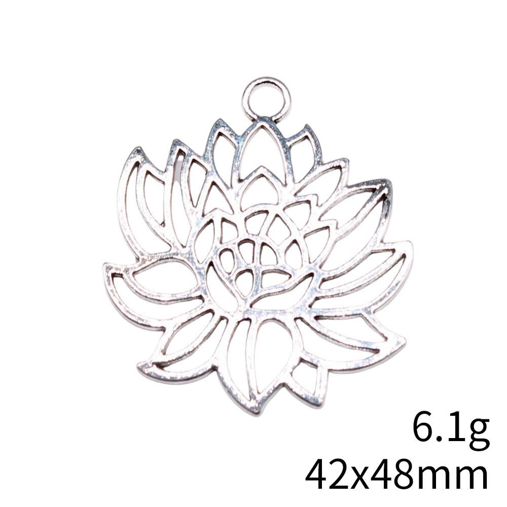 Back To School Bag Charms Rose Lotus Charms Pendant Women's Bags Bracelet Pendant