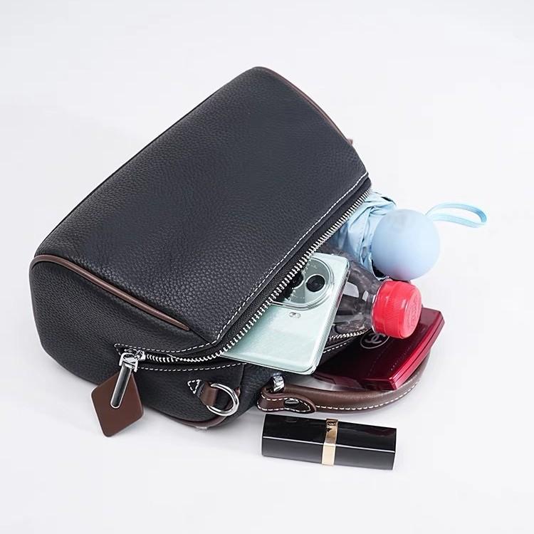 Small bag new women's fashion versatile mobile phone bag handbag Boston genuine leather women's bag messenger bag