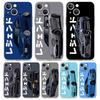 Luxury Phone Case For iPhone 15 14 13 12 11 Pro Max XS X XR 7 8 Plus Soft Clear Shockproof Cover JDM Tokyo Drift Sports Car