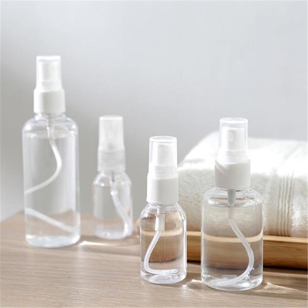 30/50/100ml Portable Travel Empty Small Spray Bottles Plastic Transparent Perfume Perfume Atomizer
