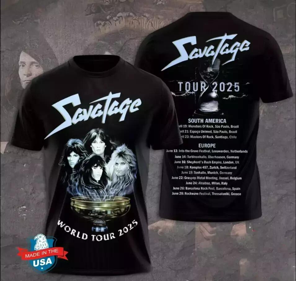 Savatage World Tour 2026 AOP 3D T-shirt XXL