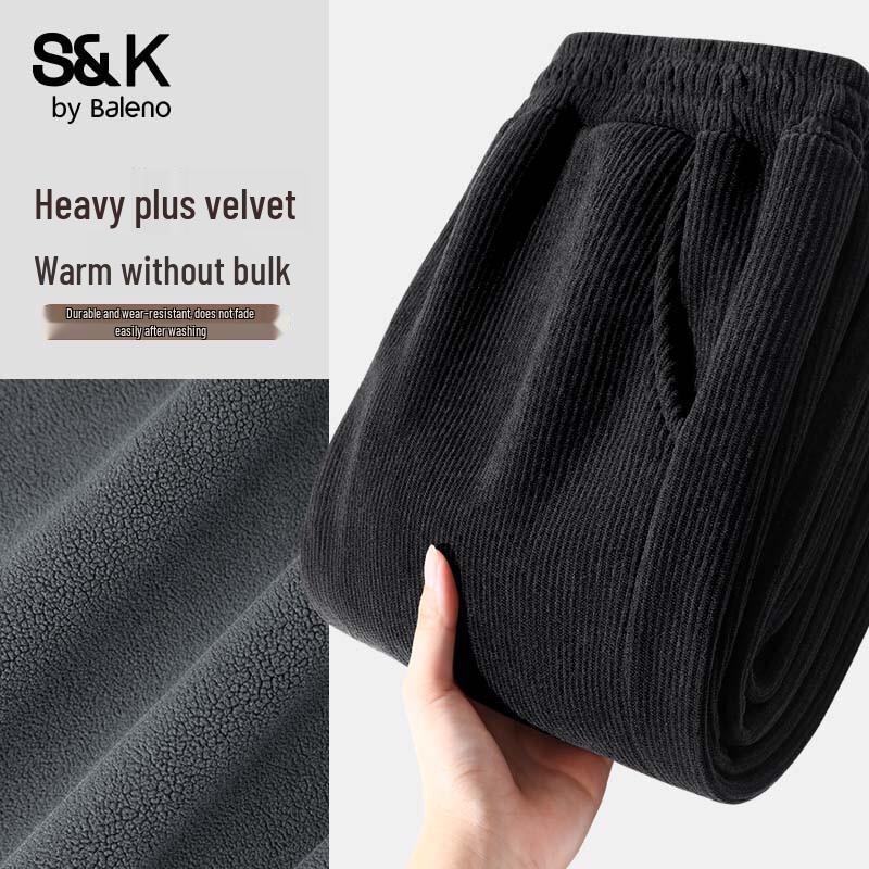 

Baleno S&K Women s Fleece-Lined Corduroy Straight-Leg Pants M