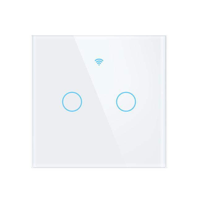 European Touch Smart WiFi Switch with Siri Voice & RF Remote Control - Mobile App & Timer Compatible