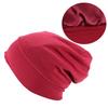 Baotou hat for men, bamboo fiber elastic cotton pullover hat, female chemotherapy cap, satin-lined double-layer nightcap, hair care cap.