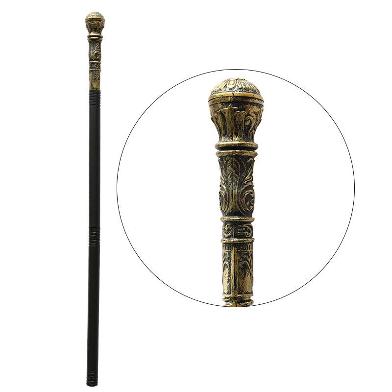 Children s Halloween Egyptian Queen/King Scepter with Snake & Skull Design One Size