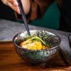Japanese Tableware Rice Bowl Barbecue Table Round Bowl Household Eating Bowl Homestay Retro Rice Bowl One Person Food